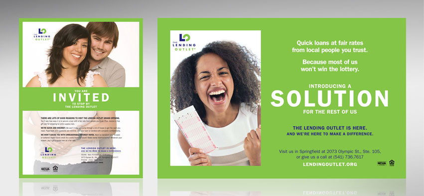 Based on a financial marketing strategy, new informational brochures were created for this brand launch.