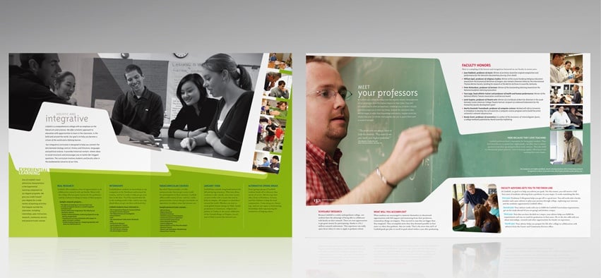 Brand refresh for Linfield reinvents higher education marketing, includes new informational brochures.