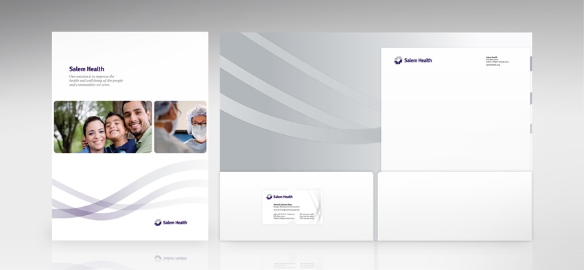 Healthcare branding: How Salem Health expanded their brand system. Flyers.