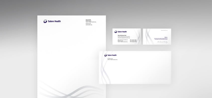 Healthcare branding: How Salem Health expanded their brand system. Print materials.