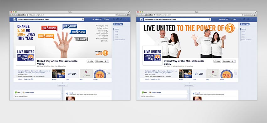 Nonprofit marketing for United Way meant a new positioning strategy and a new face for Facebook.