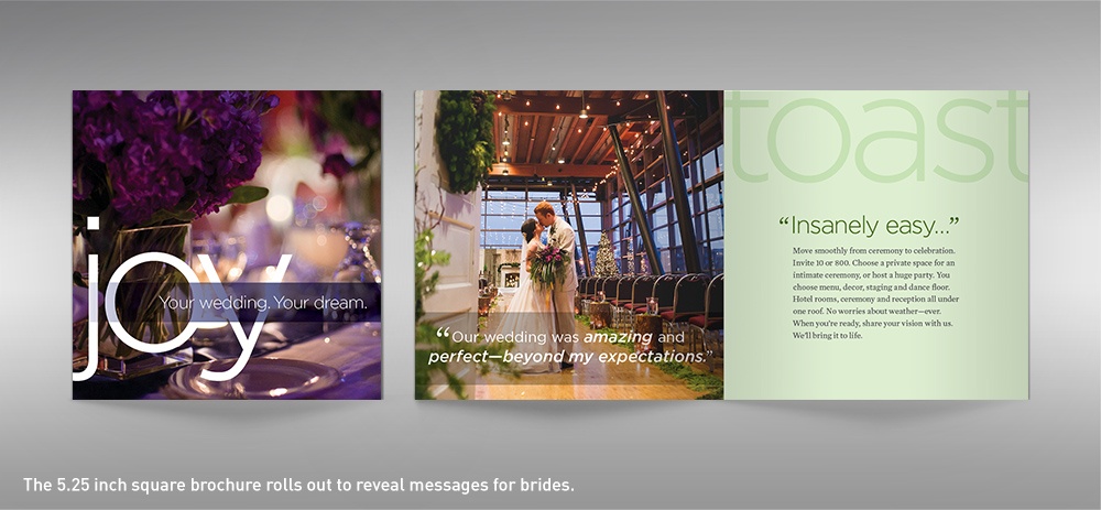 Salem Convention Center wedding brochure cover